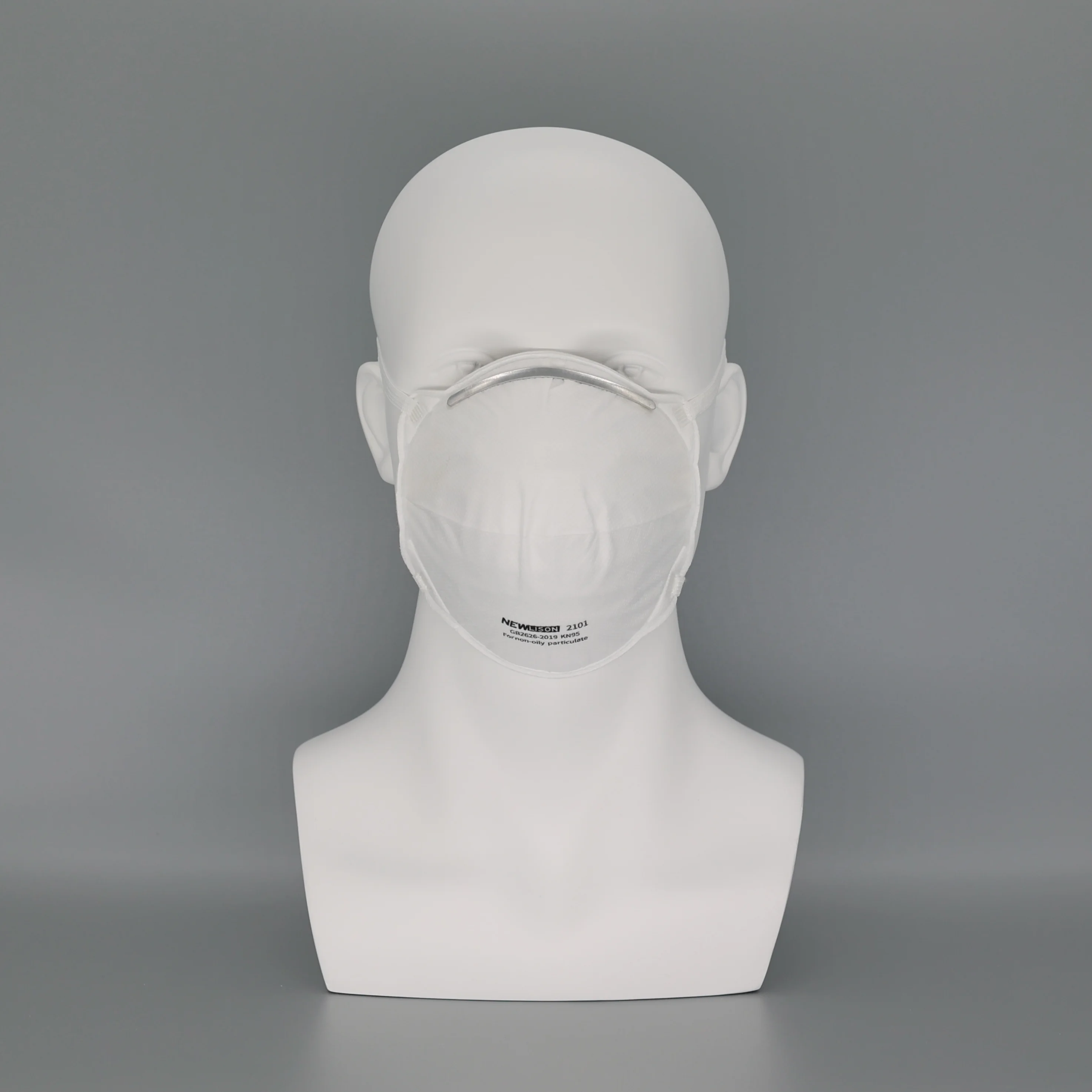 
CE Certificated en149 FFP2 without Valve for Black Grey Color Respirator Reusable Face Cup Style KN95 Mask 
