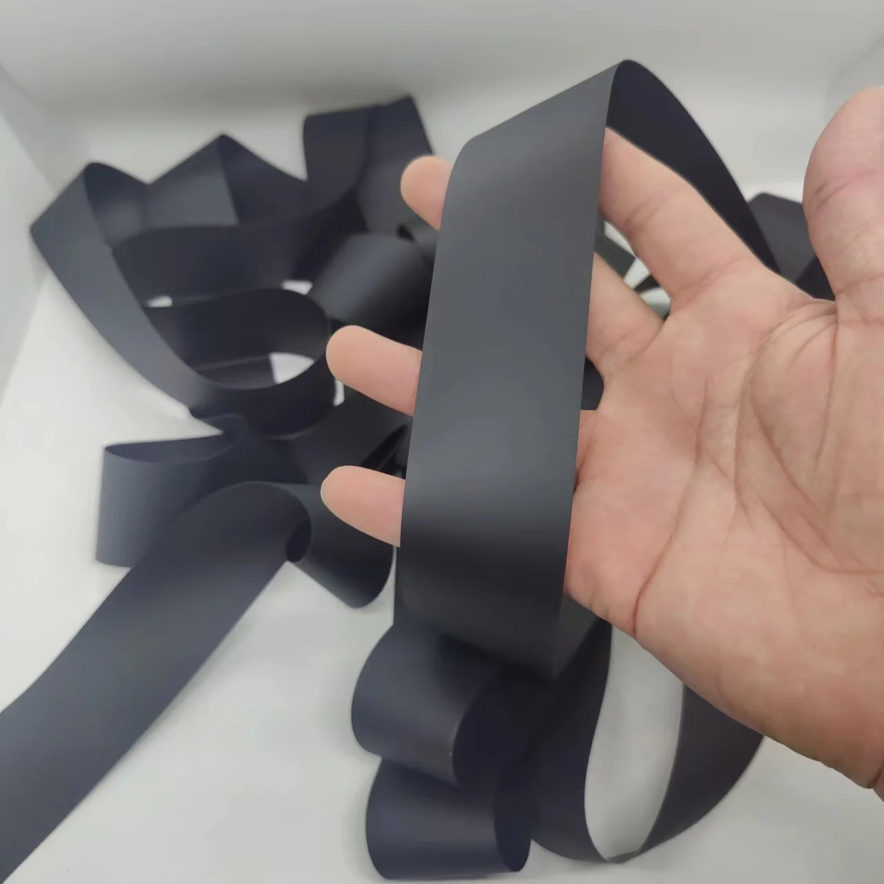 Customized Black Polyurethane TPU tape for waterproof zipper