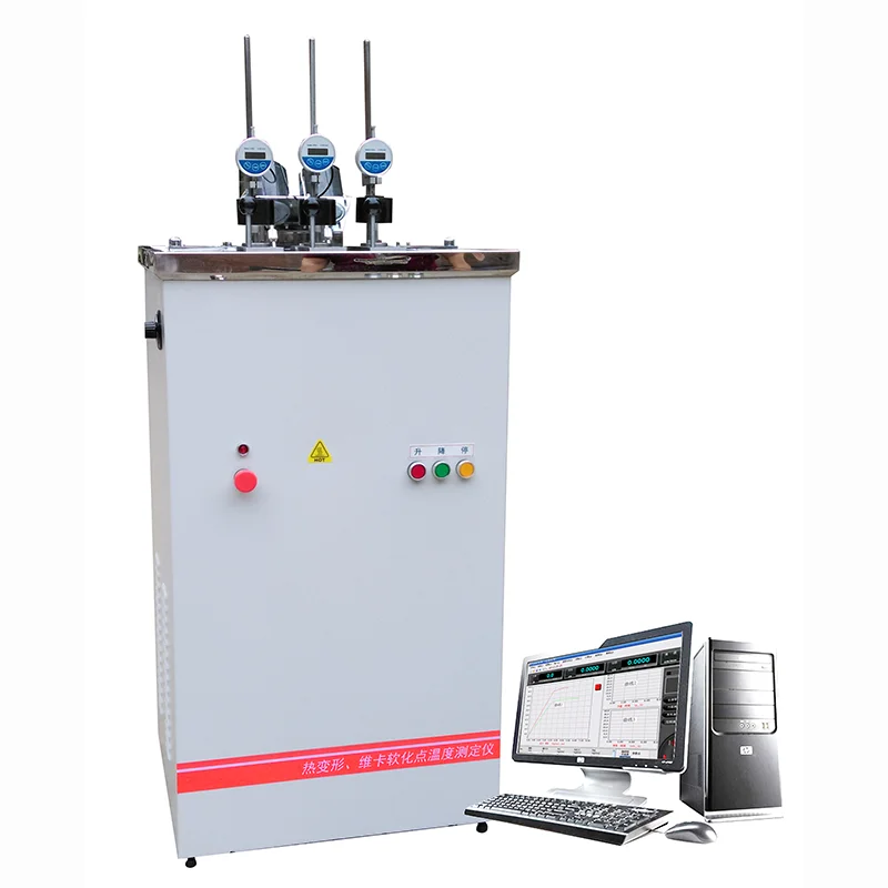 DRKRW-300CL-3 Plastic HDT Vicat Softenning Test Machine Thermal Deforamation Vicat Softening Point Temperature Tester