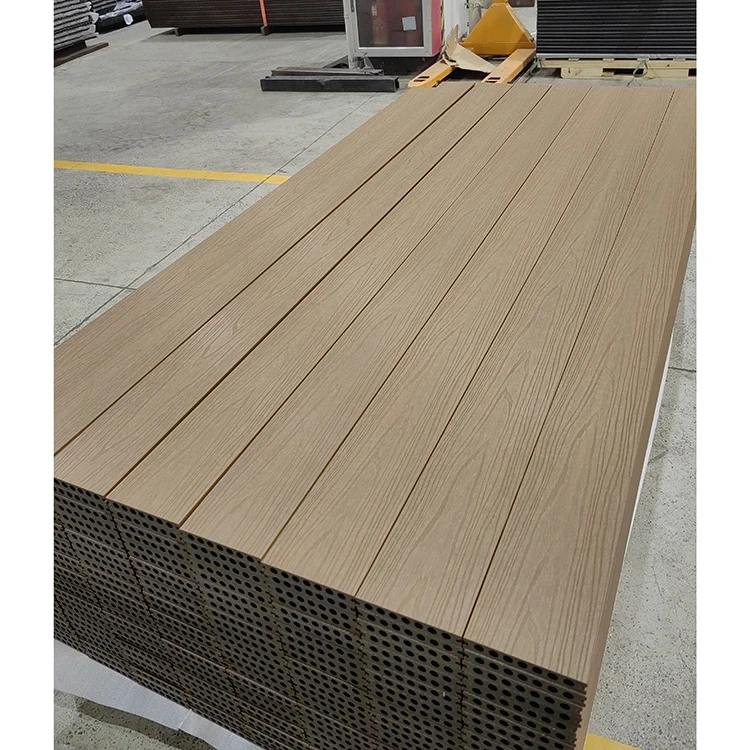 3D Embossed Woodgrain outdoor waterproof wpc flooring WPC Composite decking