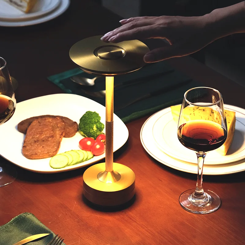 Modern  Portable Wireless  Led Reading Table Lamp With Touch Control Sensor For Bedside Reading Room Lampe De Table