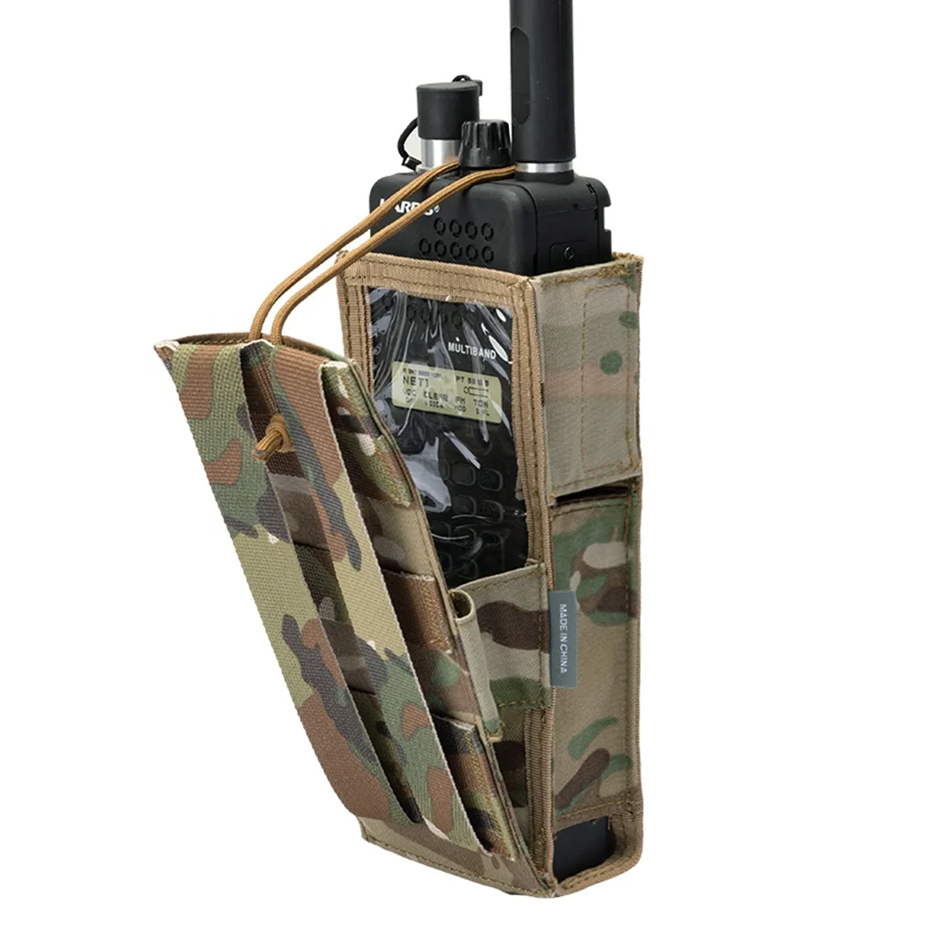 Dogear Walkie Talkie Pouch MBITR PRC148 152 MOLLE Camo Тактический радиопакет радиоприемник держатель