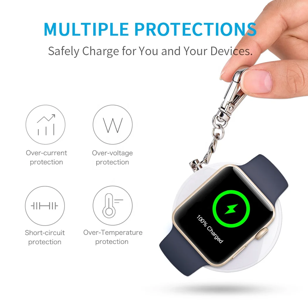 2020 New Accessories Micro USB Port 900mAh Wireless Charger Smart Watch