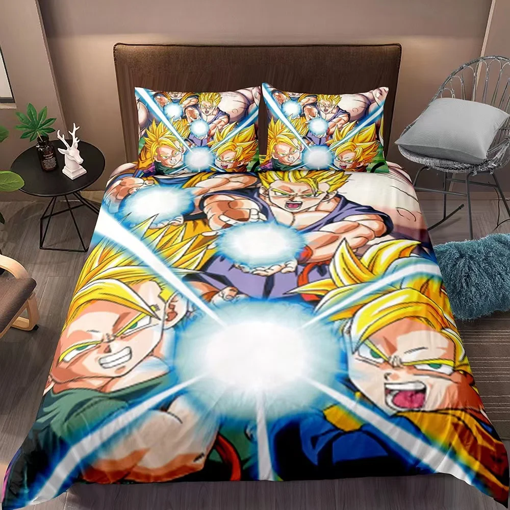 Newest Best Selling 3D Digital Printing Cartoon Polyester Sheets Quilt Covers Bedding