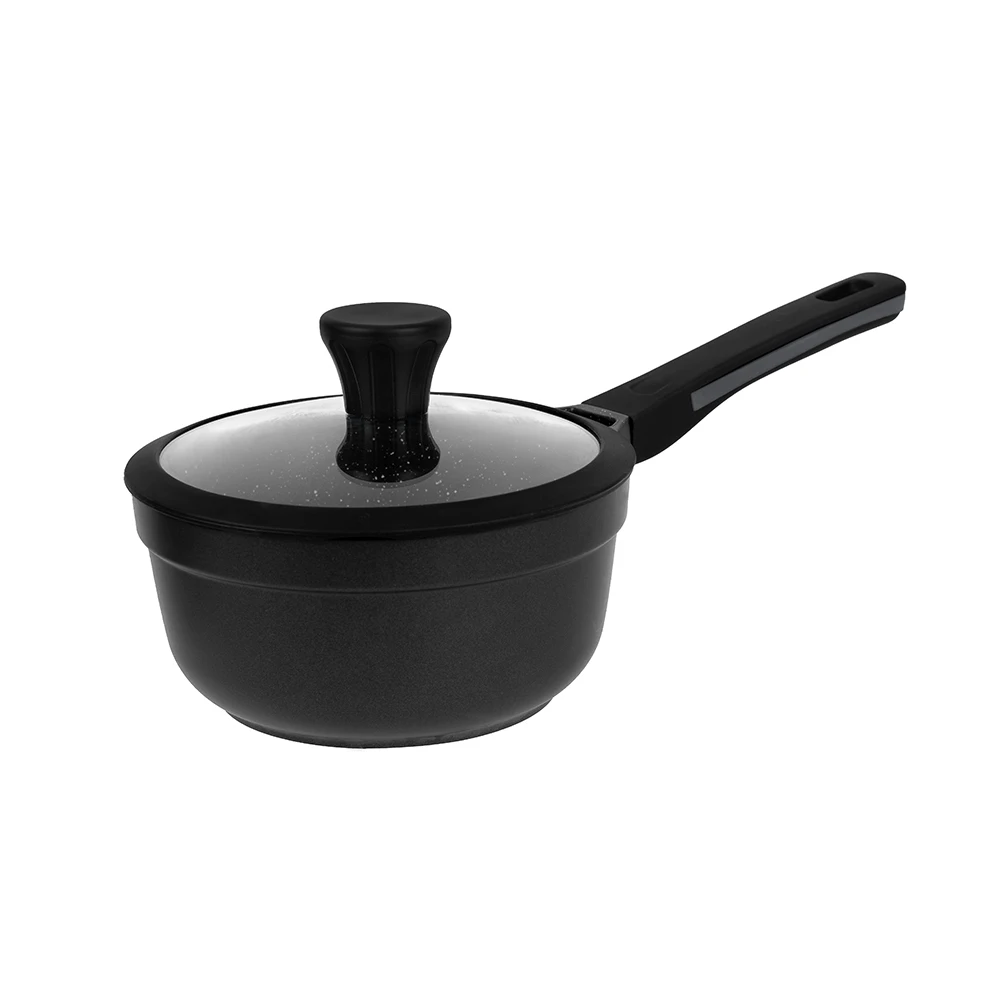 Hot Sell Marble Granite Bakelite Handle with Soft Touch Die-cast Aluminium Kitchen Nonstick Cookware Cooking Pot Sets