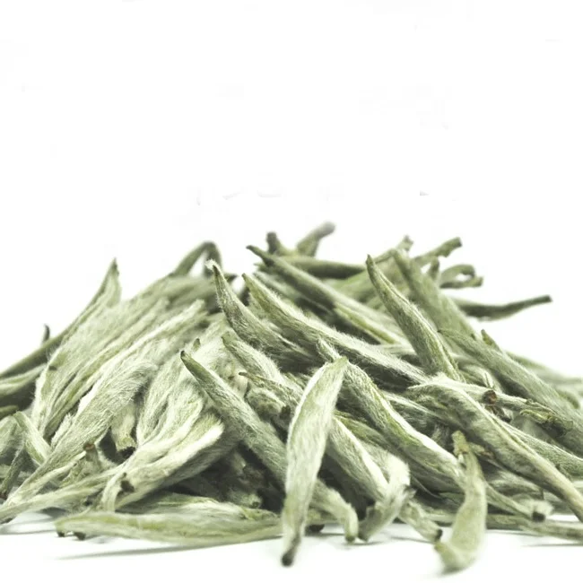 
Organic Spring Loose Leaf Nonpareil High Mountain Silver Needle Bai Hao Yin Zhen White Tea From Fuding China 