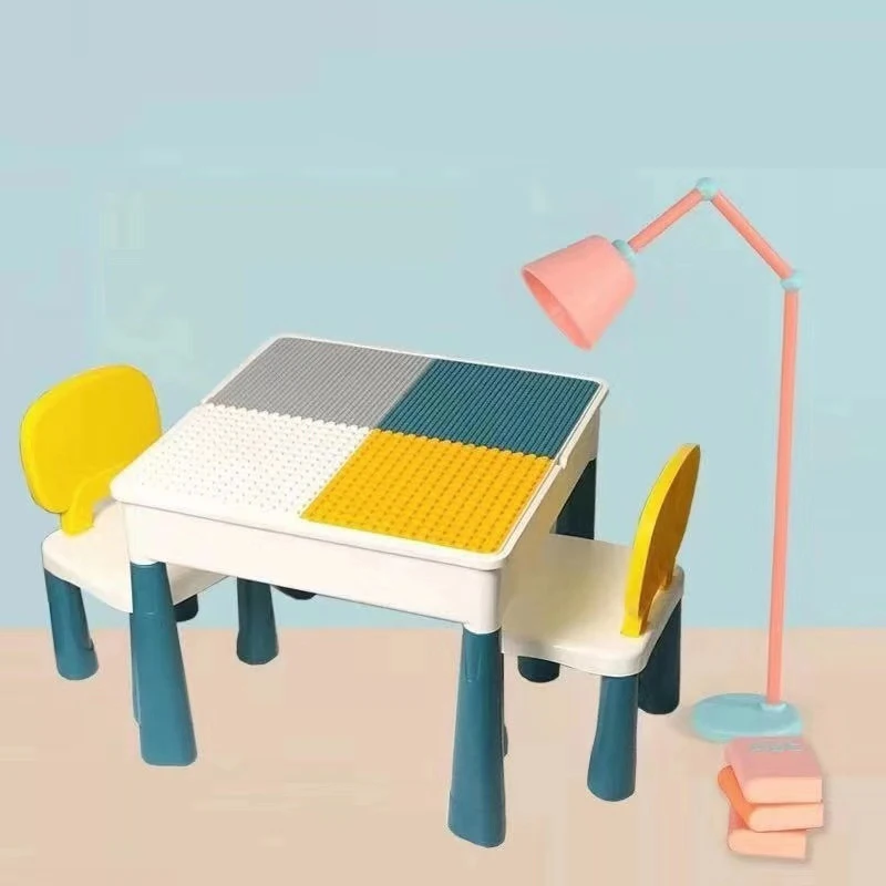 
Educational Building Blocks Desk Toys Plastic Kids Learning Table for Children 