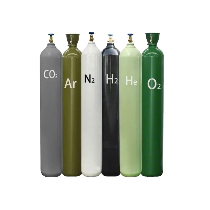 50l сталь низкая цена кислород Co2 азот чистый гелиевый газовый баллон моноксид углерода