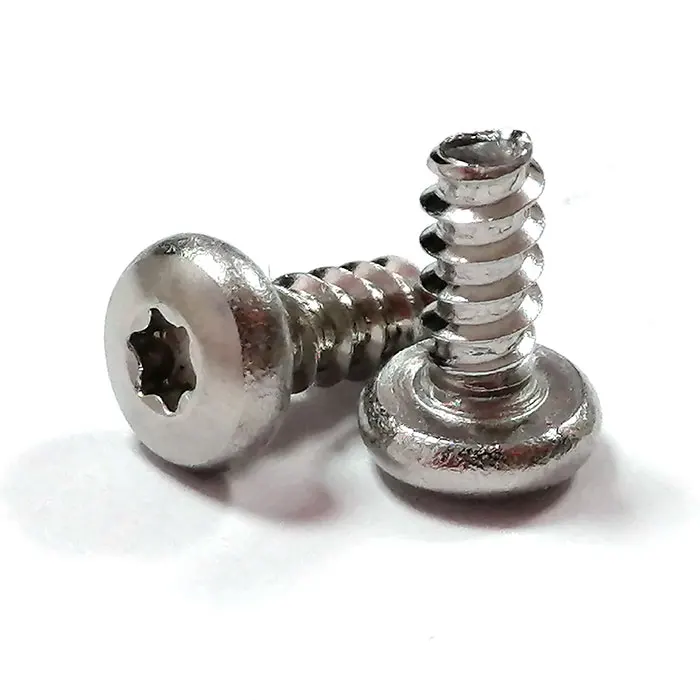 shen zhen manufacture 304 316 stainless steel all size pan head torx six lobe m5 m6 m7 m8 self tapping screw