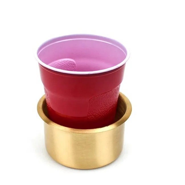 3.5' Jumbo Brass Drop-In Cup Holder