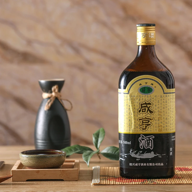 Xianheng brand Chinese traditional rice wine 500ML gold standard semi-sweet yellow rice wine