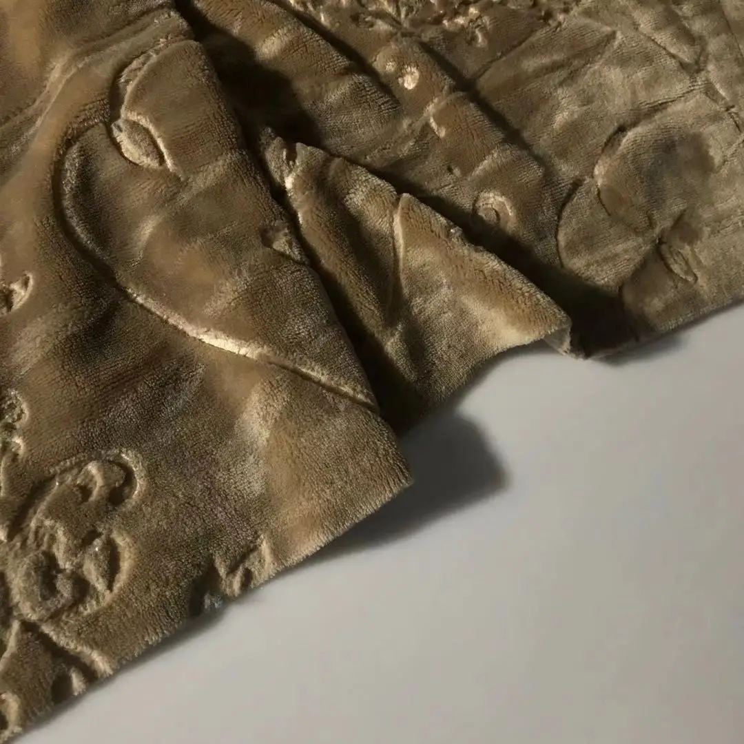 Pakistan Indonesia Export hot sale 3D embossing upholstery flannels fabric