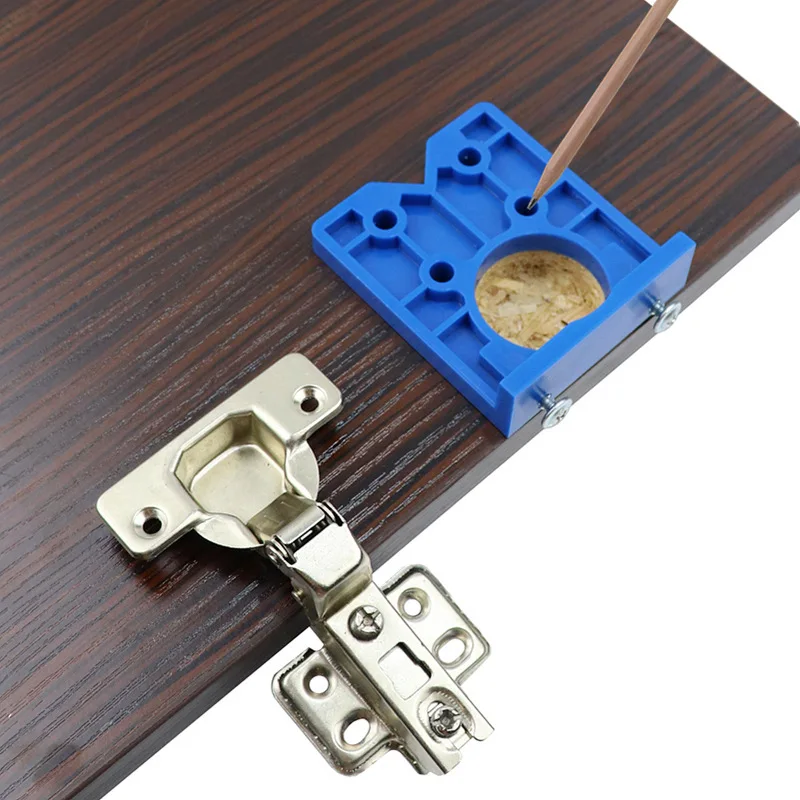 35mm Hinge Drilling Woodworking Tools Concealed Guide Hinge Hole Drill Bit Guide Locator Hole Opener Door Cabinet Accessories