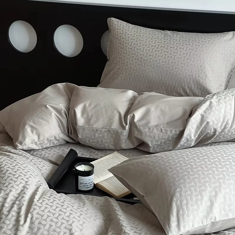 SANHOO Luxury Hotel Bedding Supplies 5 Star Hotel Bed Linen 100s Percale Cotton Bedsheet