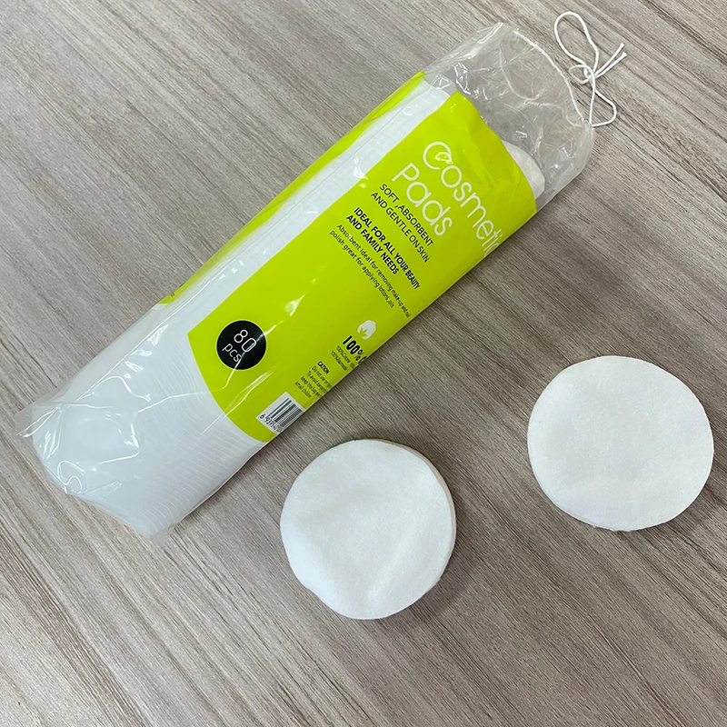 Best Price 100% Cotton Natural Facial Clean Round Remover Pads Disposable Cosmetic Cotton Pads