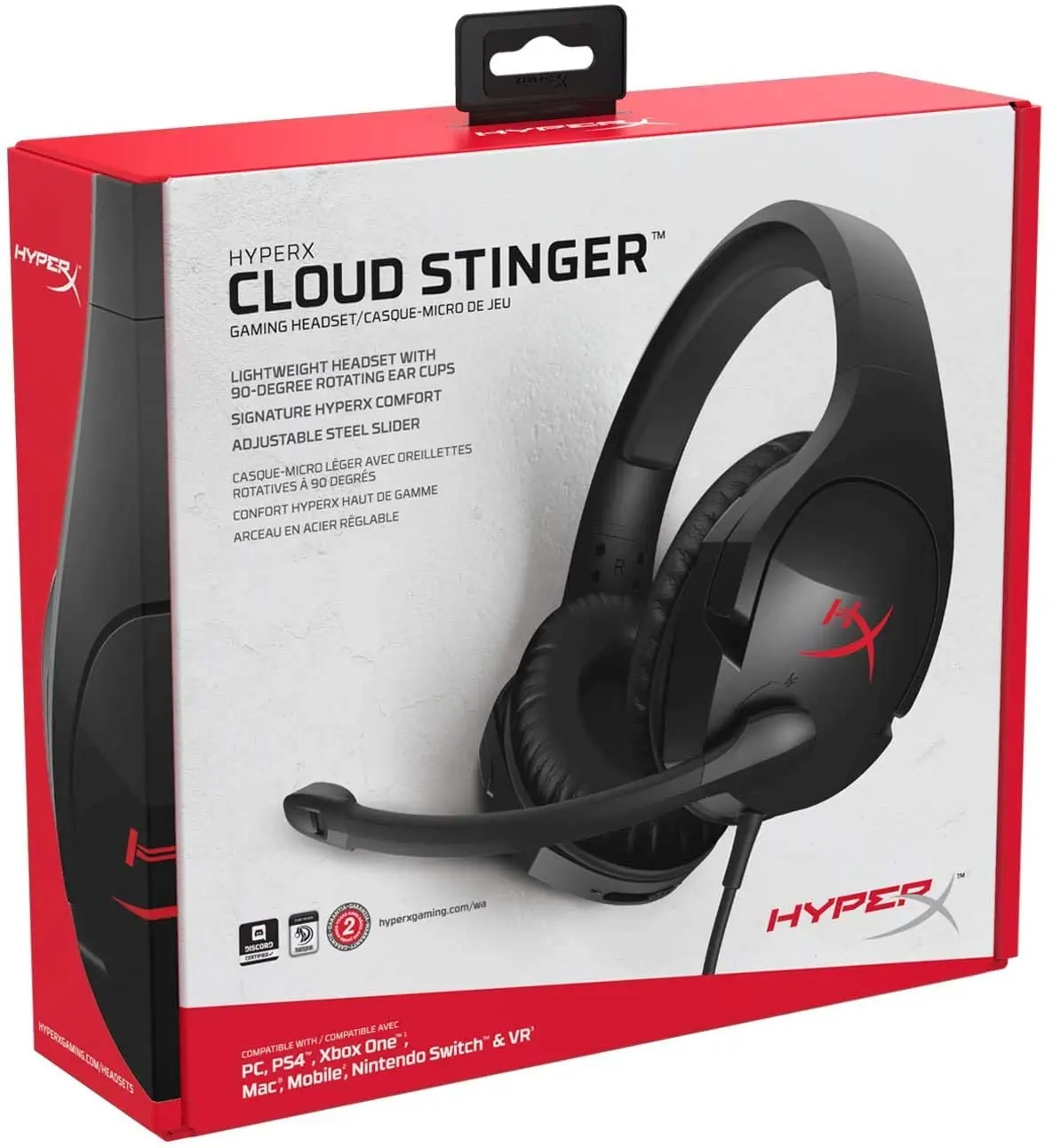 100% original wholesale price in stock Kingston HyperX Cloud Stinger Wired Stereo PC Gaming Headset