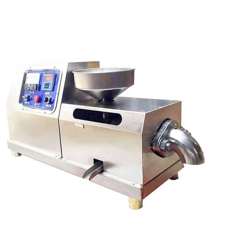 
Hot selling small and medium-sized commercial spiral stainless steel peanut oil press 