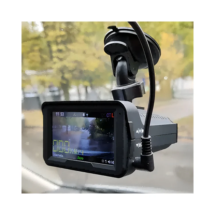 Karadar Laser Radar Detector with GPS and 1080P DVR Dash Cam Combo for Cars with Anti-Radar Function and Signature Technology