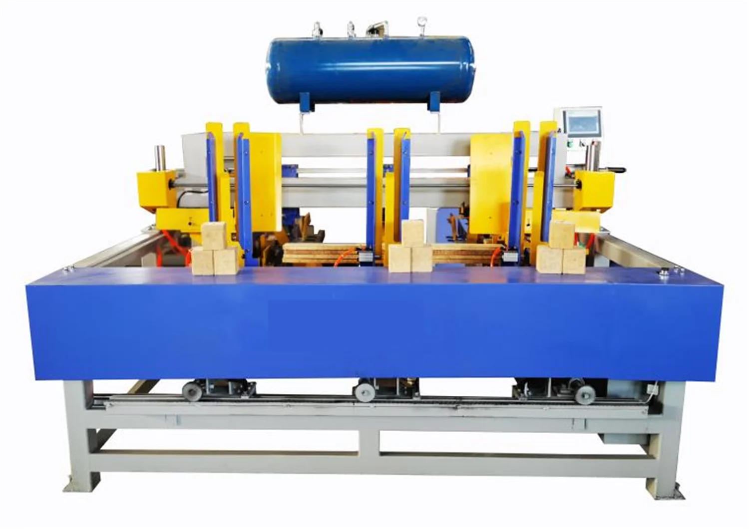 Euro wood pallet pier SLDJ-1300-3 Automatic connecting nailing machine