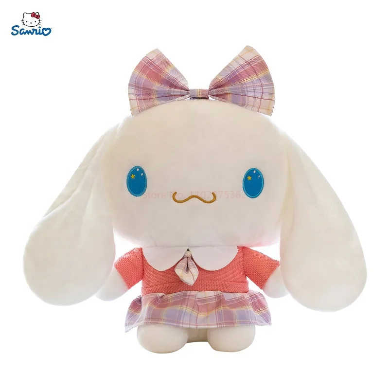 2023 Anime Cartoon Kawali Kuromi KT Cat My Melody Cinnamoroll Pillow Plush Toys Soft Stuffed Dolls For Kids Birthday Gifts