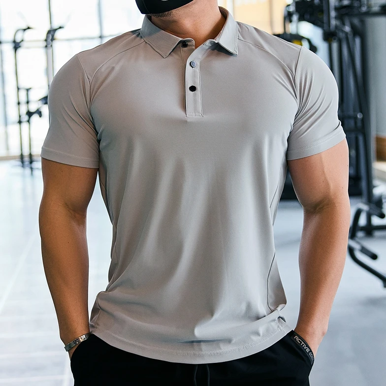Wholesale Unisex Sports Polo T-Shirt Custom Logo Blank Printed Short Sleeve Golf Polo Shirt For Men