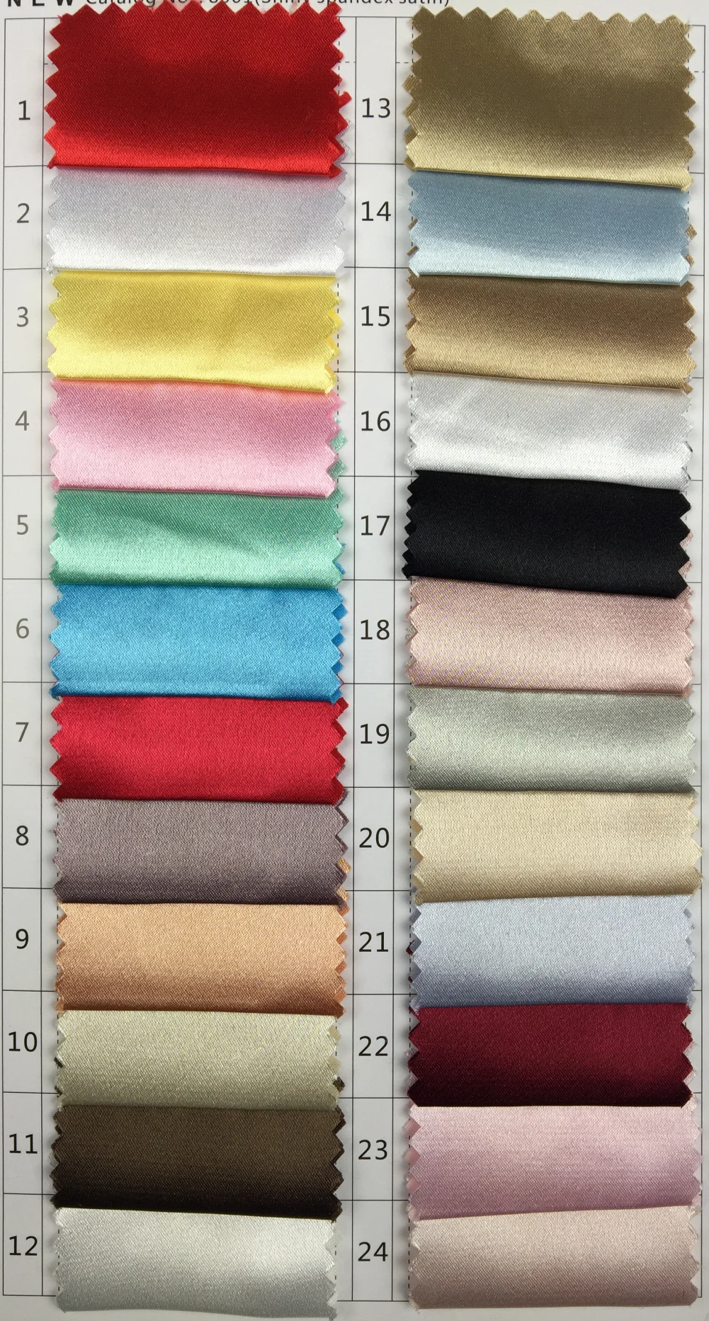 100% polyester shiny matt satin fabric