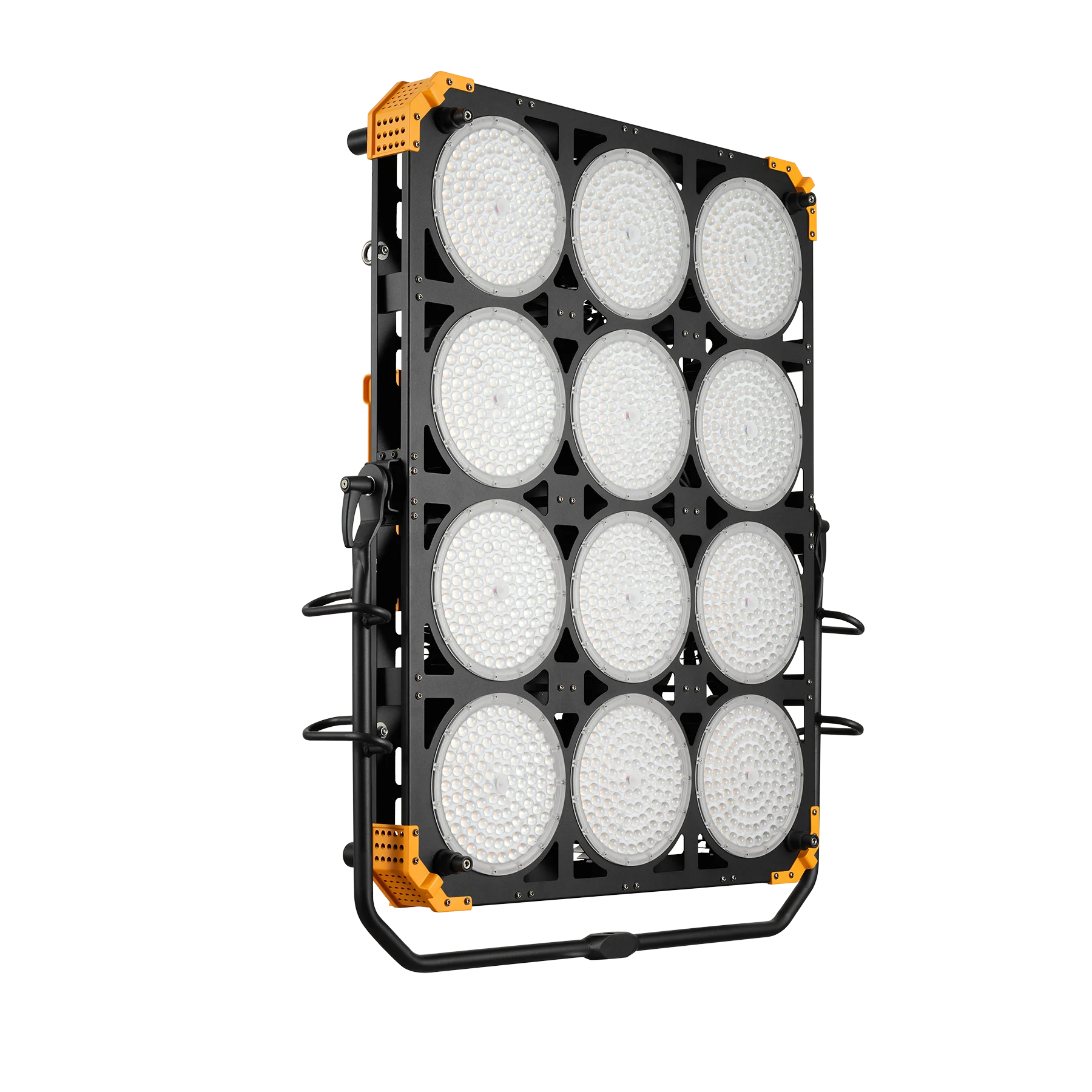 Pdl Factory Wholesale 12 Heads Led Bi-Color Square Black Frame White Face Theater Tv Studio Cinema Light Lights Lighting