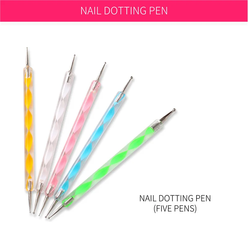 USB Nail Drill 54W Dryer Lamp Dotting Pen Brush File Rhinestones Set for Manicure Nail Art Tools Kit