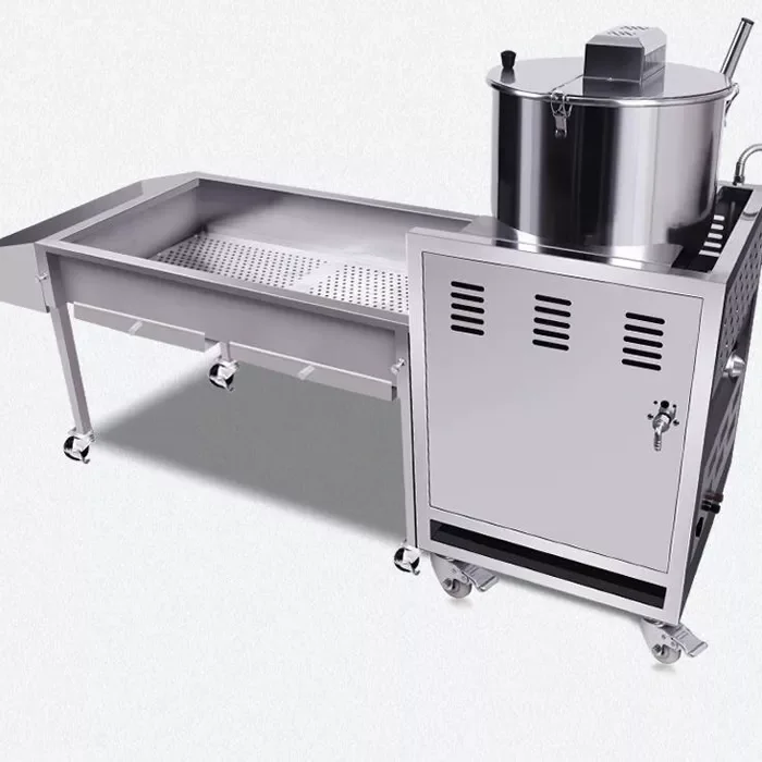 Automatic Industrial Popcorn Machine Movie Theater Cream Butter Ball Popcorn Mixer Popcorn Production Line