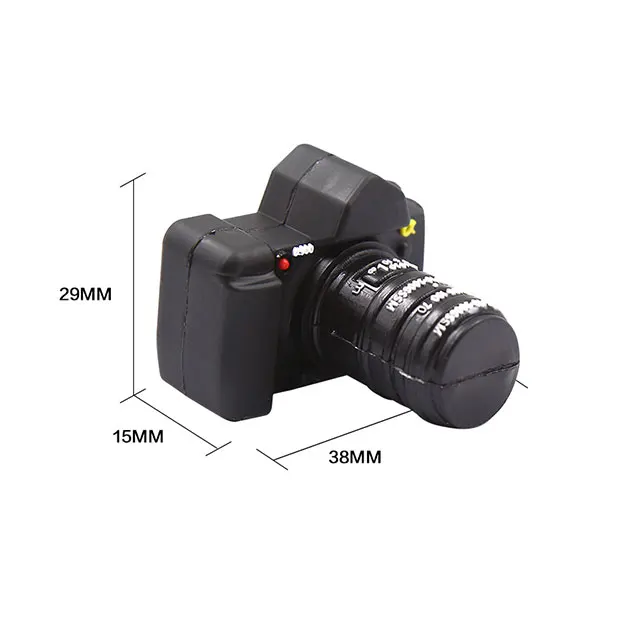 Cartoon Camera USB Flash Drive 2.0 1GB 2GB 4GB PVC 8GB Pendrive 3.0 16GB  USB Memory Stick 32GB Creative Gifts Pen Drive 64GB