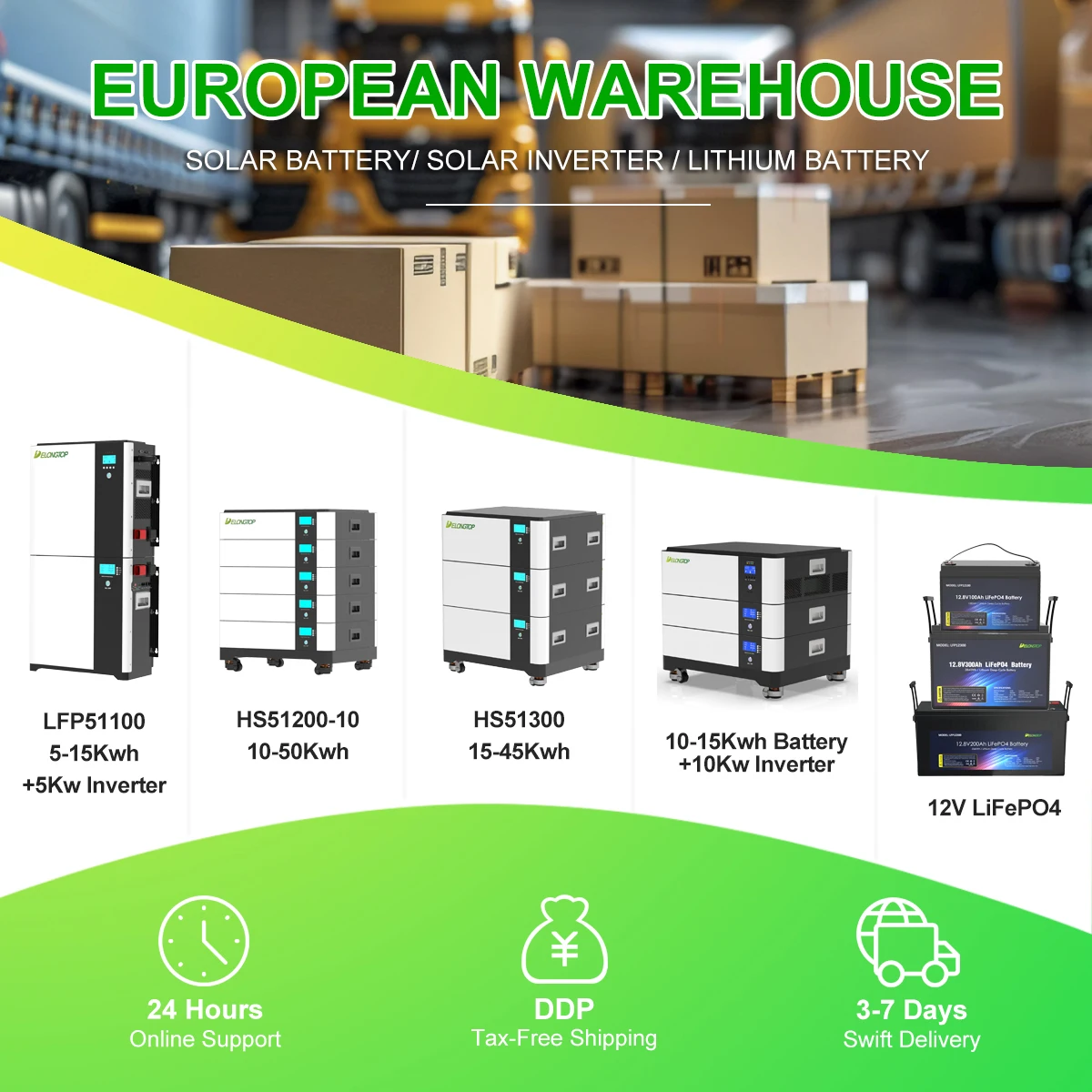 10 years warranty 48V 200Ah 10Kwh 20Kwh 30Kwh 50Kwh solar lithium battery home energy storage system lifepo4 battery