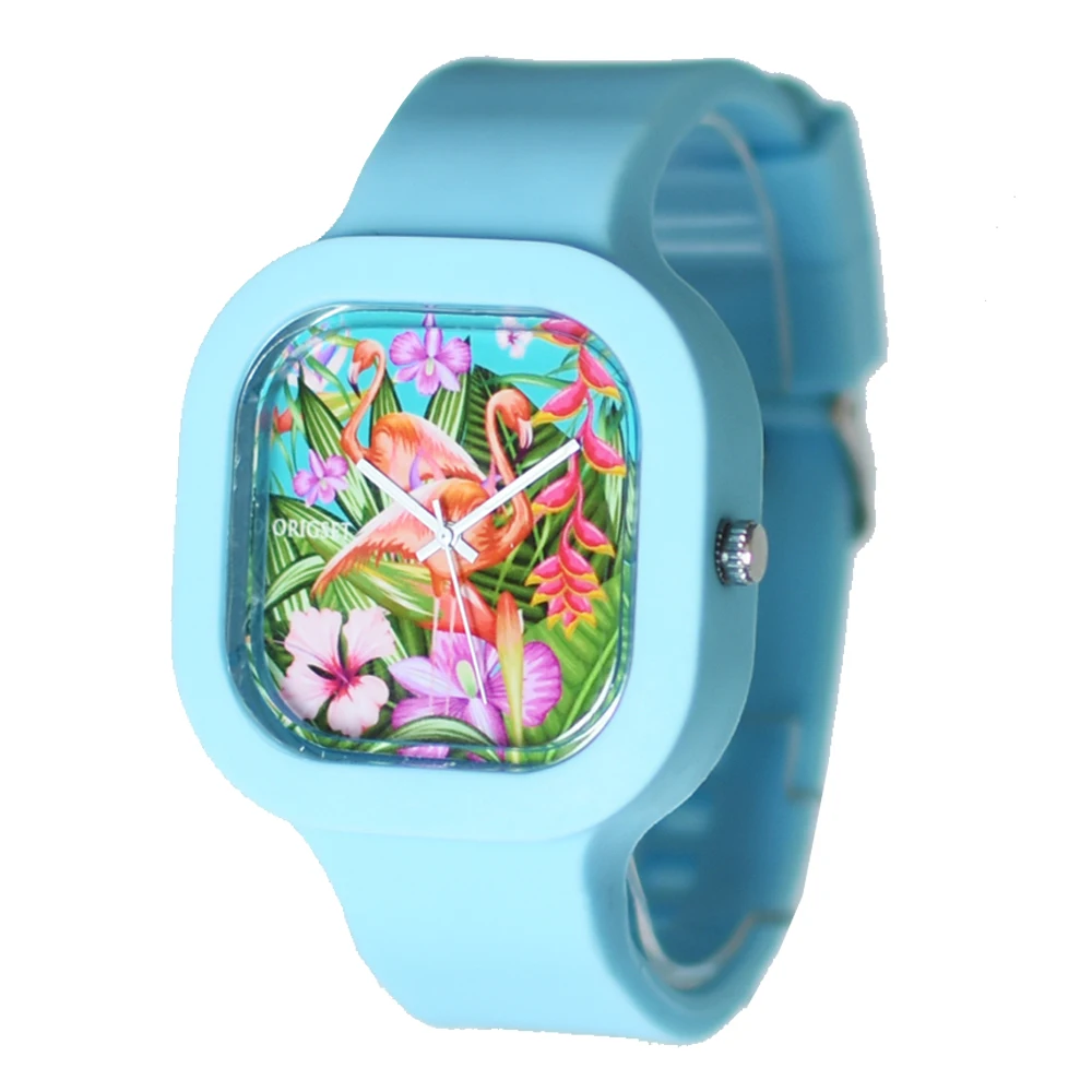 Customs your own logo New mold making available 5ATM Waterproof New high Quality Silicon Watch New hand watch