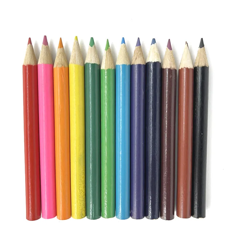Lowest Price Back to School Best Gift Hexagonal HB Wood Small Colored Pencils Bulk for Kids