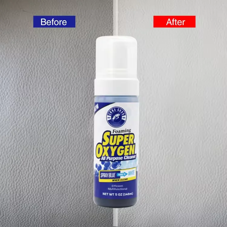 Super oxygen foaming cleaner Water-free easy and convenient suitable for various scenarios like travel, outdoors, cars, and pets