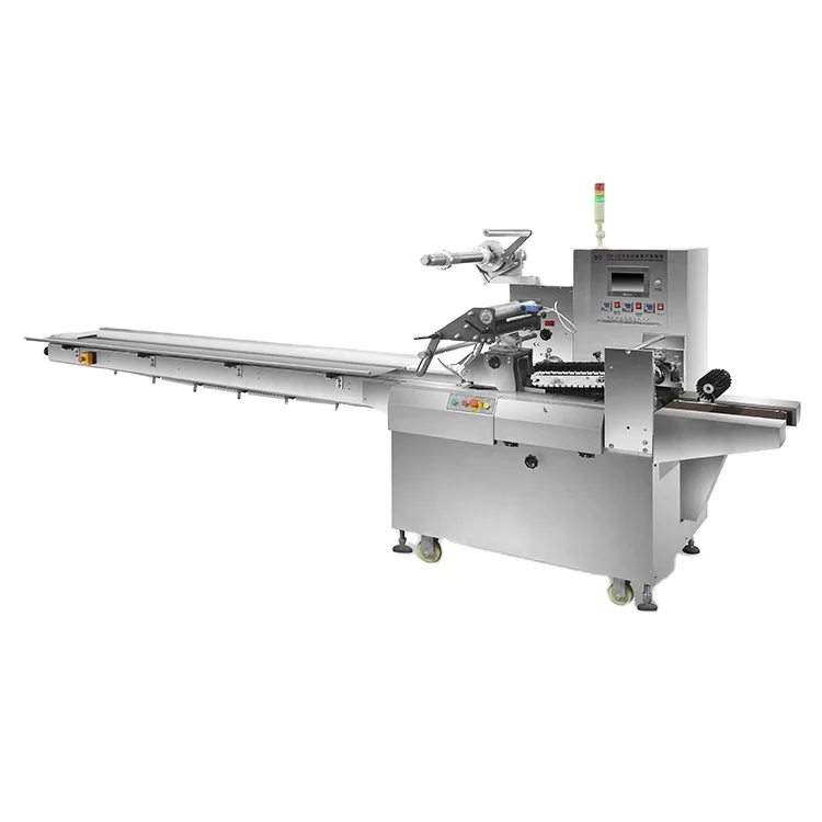 Automatic Food Powder Pillow Horizontal Flow-pack Packing Machine Candy Chocolate Biscuit food Packaging Machinery