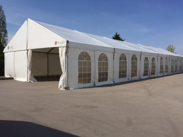 Aluminum White PVC Party Promotion Exhibition Events Tent Outdoor Luxury Wedding Church Marquee Tente for 200 300 500 People