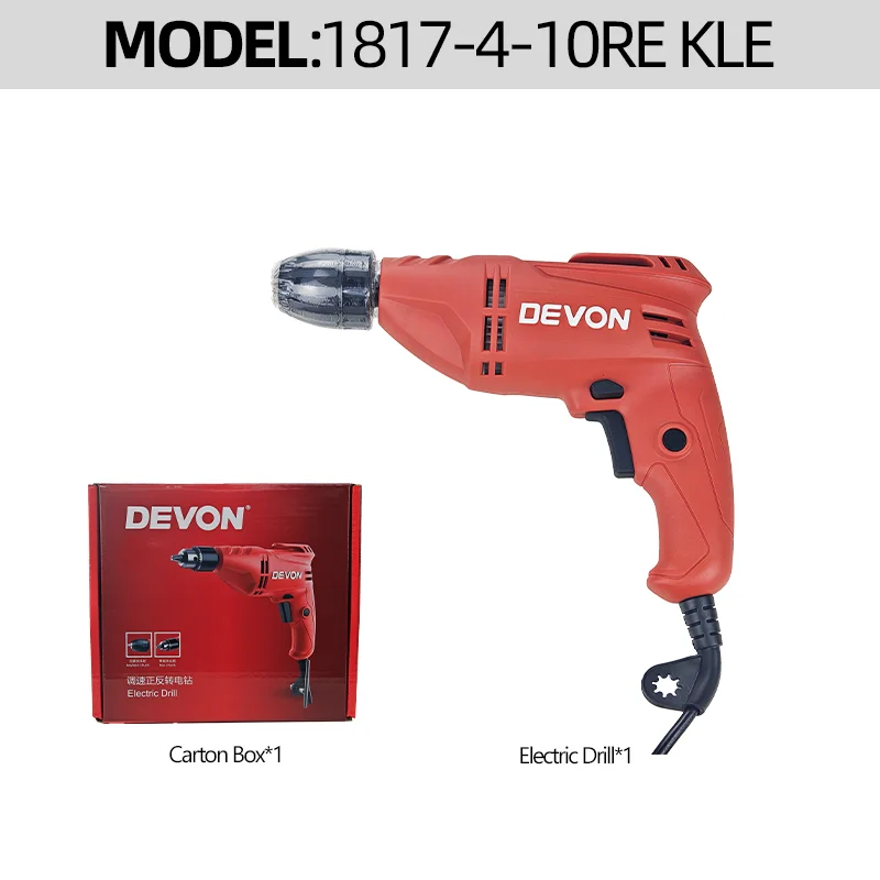 High quality 10mm electric drill 1817-4-10RE multi-functional small electric drill