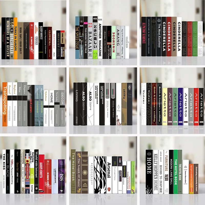 
wholesale custom faux books for decoration a4 book box book 