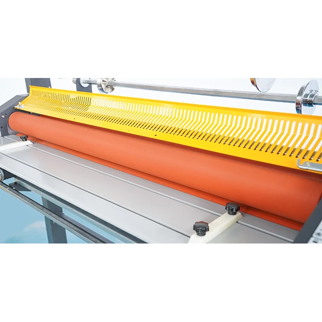 FM1100 Good Price Double Side Medium Heated Laminator Machine Anti-roll hot and cold Laminating machine For Office Home  School