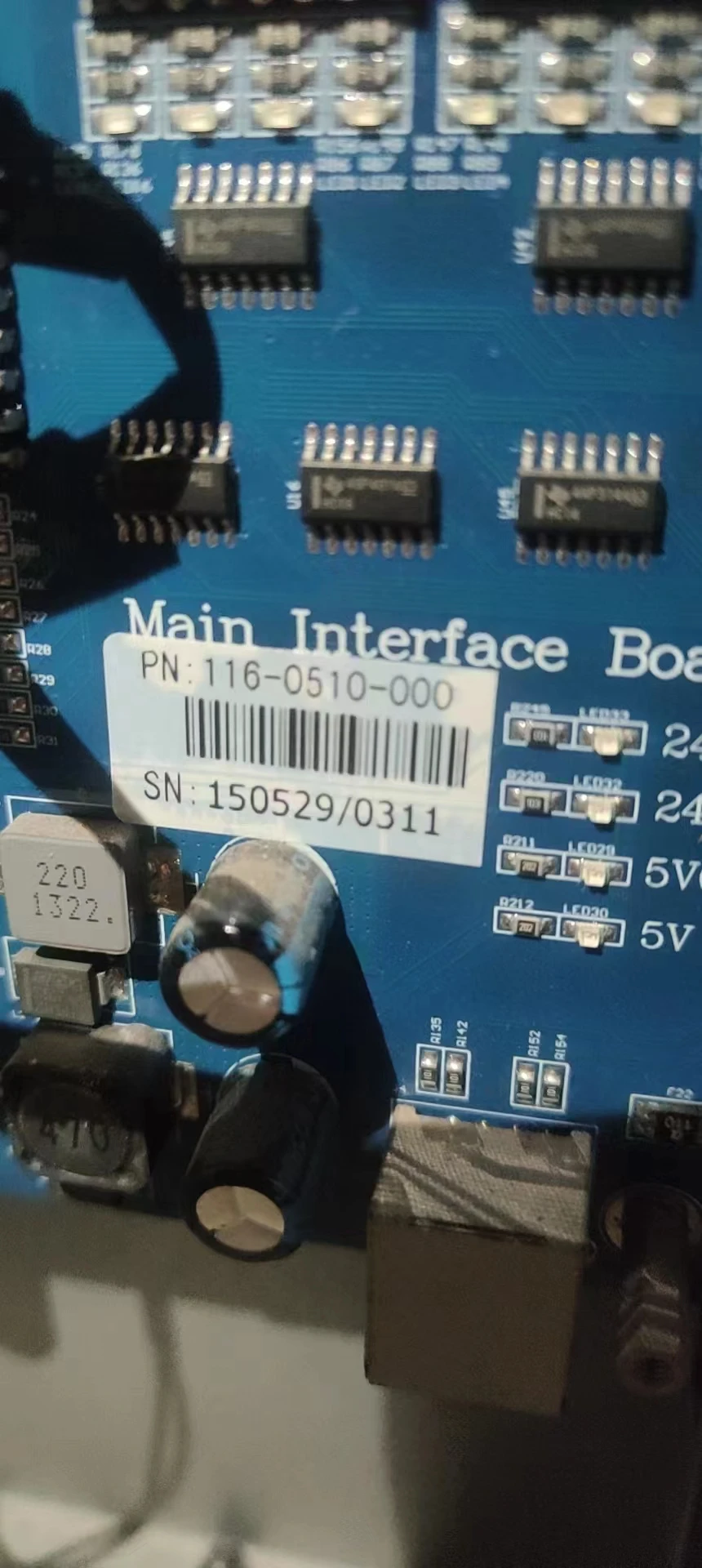 konica 1024i main board for Flora 2512 uv flatbed printer code no PN:1150510000 SN:150529/0311