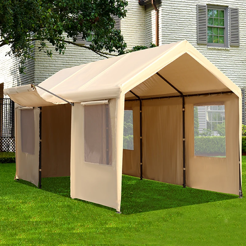 Prefab Tiny House Garden Gazebos Shed Carports Shelters Outdoor Garages Canopies Car Tent