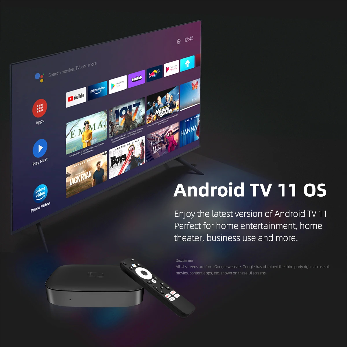 Set Top Box Tvbox Google Certified hako mini Android Tv Box Remote Control Tv Box DV9161 Google Certified