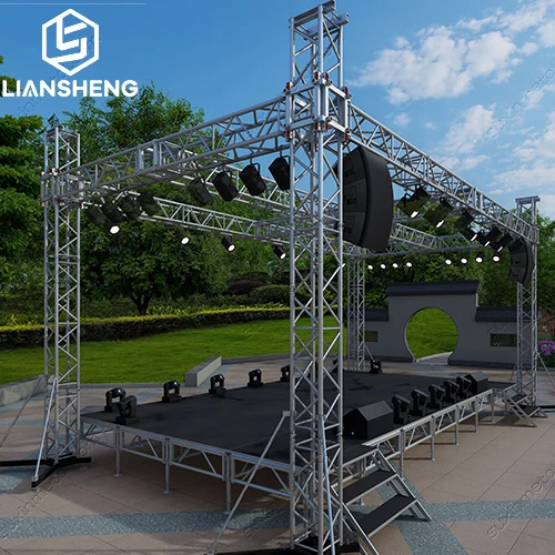 290*290 MM Aluminum Alloy Spigot Truss Structure Easy Installation Stage Truss System