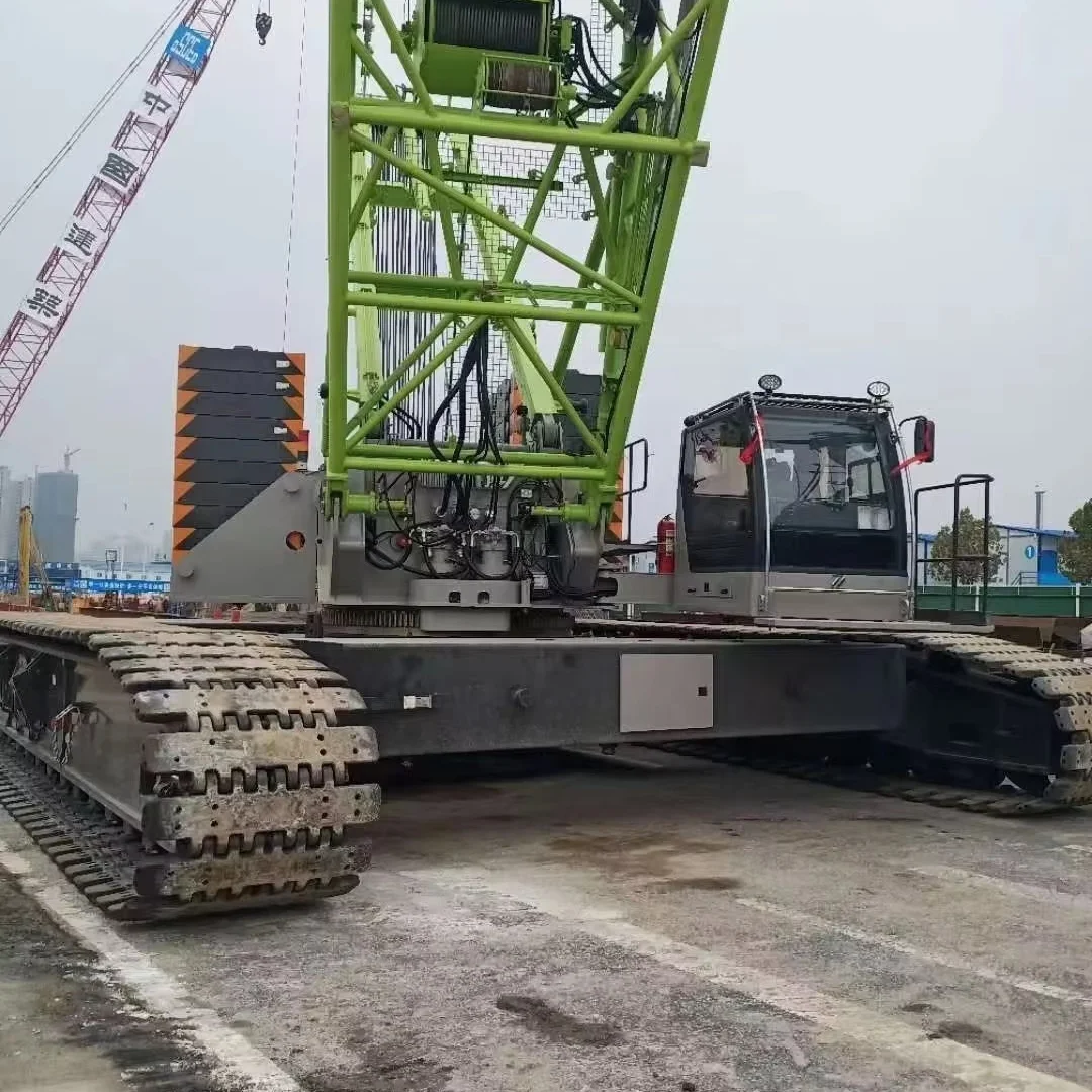 Используемый 2020 год Китай ZOOMLION ZCC3200 320 тонн мобильный гидравлический гусеничный кран по низкой цене 86 18117060100