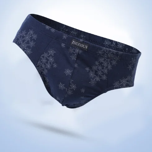 Lowest Price Cotton Underwear In Stock Snow Blue Boxer Briefs