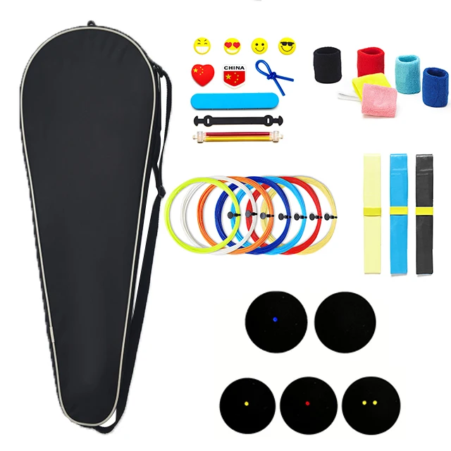 Hot Sale Custom High Quality Graphite 100% Carbon Squash Racquet