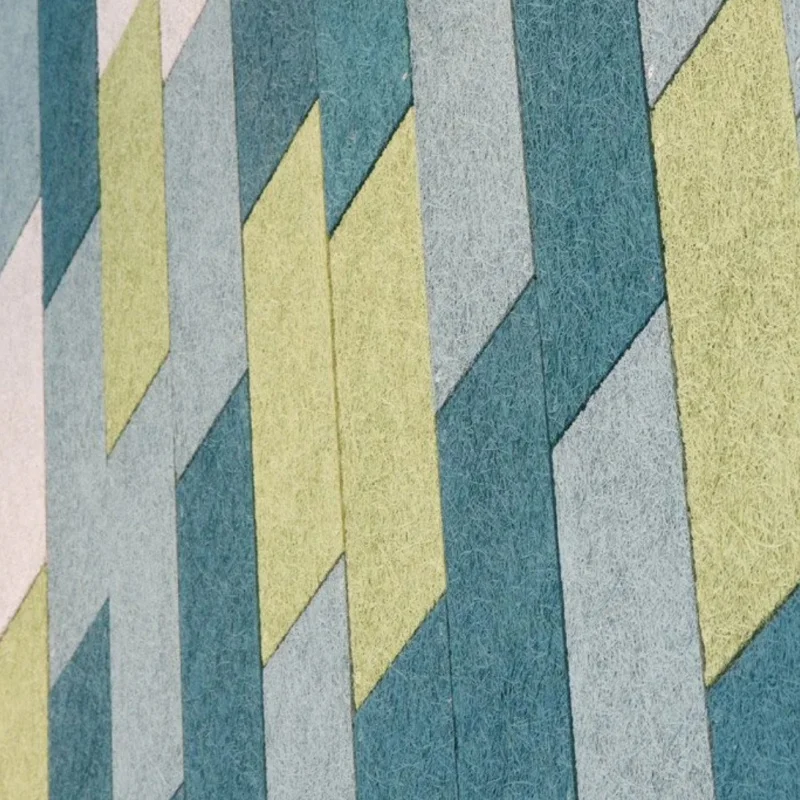 Modern Design Wood Wool Acoustic Panel for Soundproof Interior Wall Ceilings Decoration