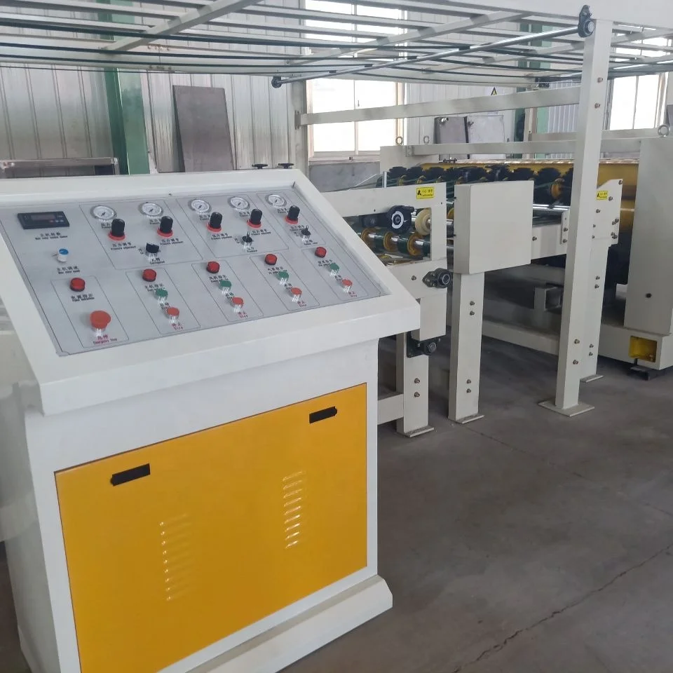 Двухслойная машина для резки гофрированной бумаги с одним лицом, штабелеукладчик от Dongguang Luyuan Carton machine Manufacture Ltd