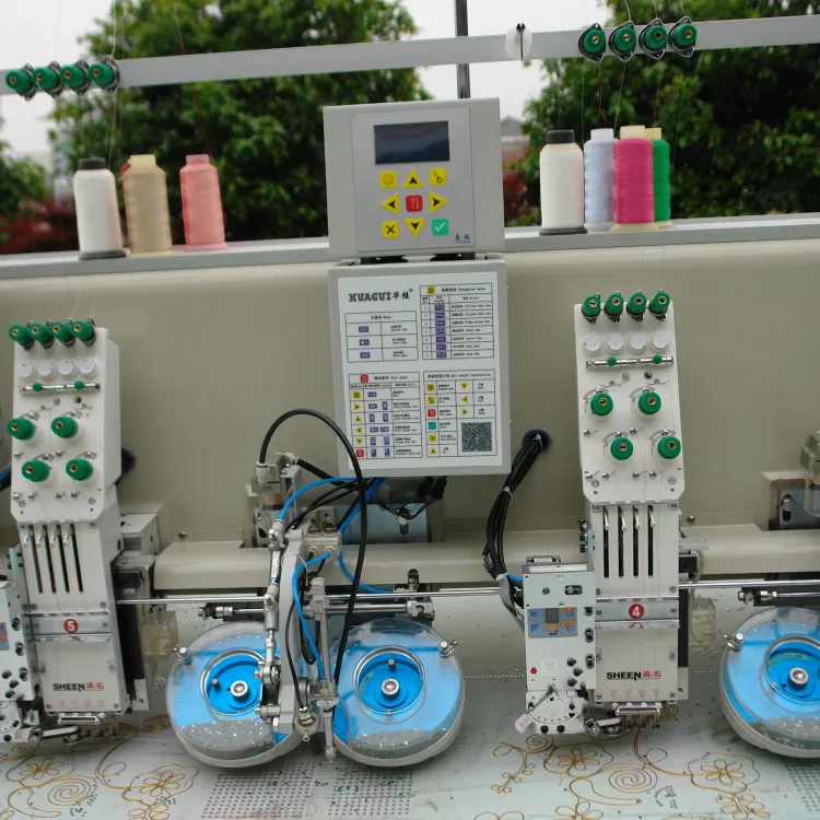 Смешанного типа горячий способ связанный камень для вышивальной машины плоская вышивальная Многофункциональный согласно устройства