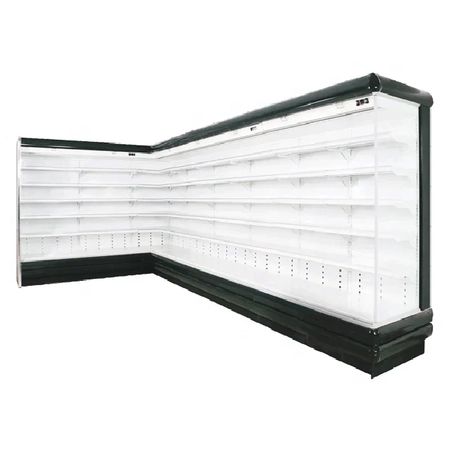 Commercial Refrigerator Supermarket Multideck Open Chiller For Vegetables And Fruits Display
